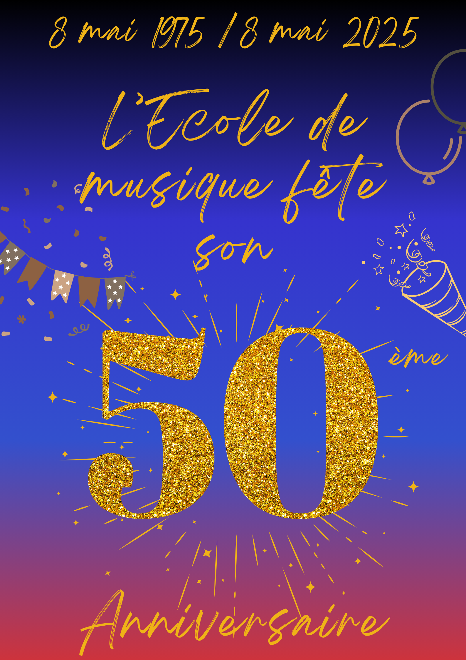 Affiche 50 ans